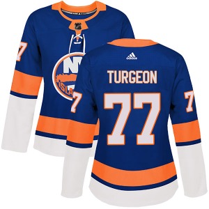 Women's Authentic New York Islanders Pierre Turgeon Royal Home Official Adidas Jersey