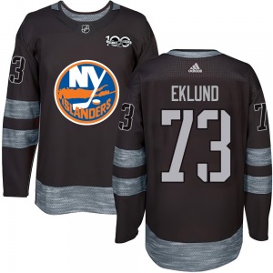 Youth Authentic New York Islanders Victor Eklund Black 1917-2017 100th Anniversary Official Jersey
