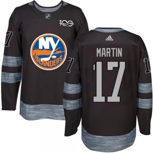 Youth Authentic New York Islanders Matt Martin Black 1917-2017 100th Anniversary Official Jersey