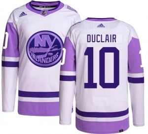 Youth Authentic New York Islanders Anthony Duclair Hockey Fights Cancer Official Adidas Jersey