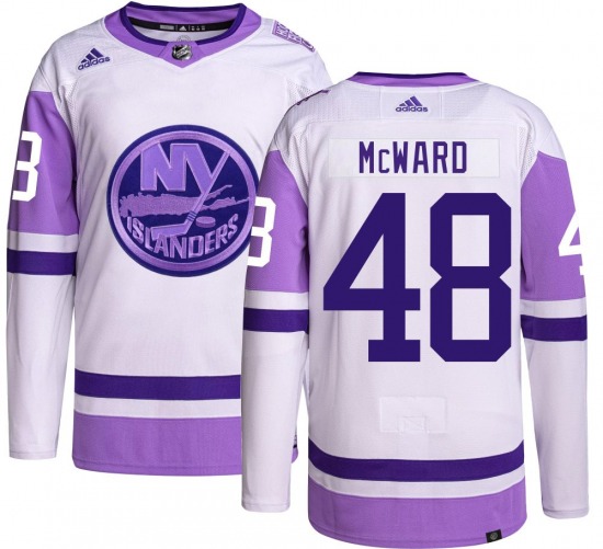 Youth Authentic New York Islanders Cole McWard Hockey Fights Cancer Official Adidas Jersey
