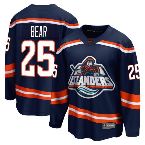 Adult Breakaway New York Islanders Ethan Bear Navy Special Edition 2.0 Official Fanatics Branded Jersey