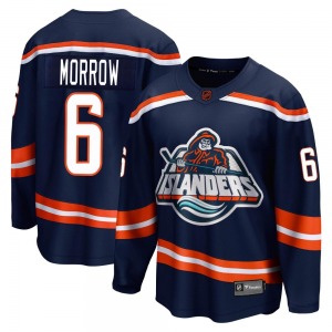 Adult Breakaway New York Islanders Ken Morrow Navy Special Edition 2.0 Official Fanatics Branded Jersey