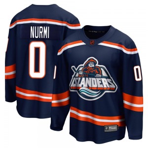 Adult Breakaway New York Islanders Jesse Nurmi Navy Special Edition 2.0 Official Fanatics Branded Jersey