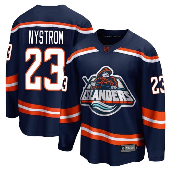 Adult Breakaway New York Islanders Bob Nystrom Navy Special Edition 2.0 Official Fanatics Branded Jersey