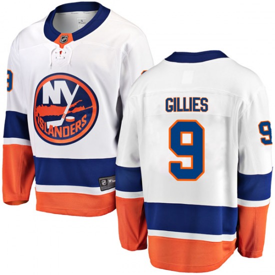 Youth Breakaway New York Islanders Clark Gillies White Away Official Fanatics Branded Jersey