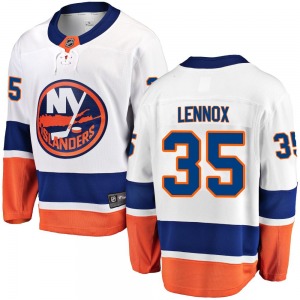 Youth Breakaway New York Islanders Tristan Lennox White Away Official Fanatics Branded Jersey