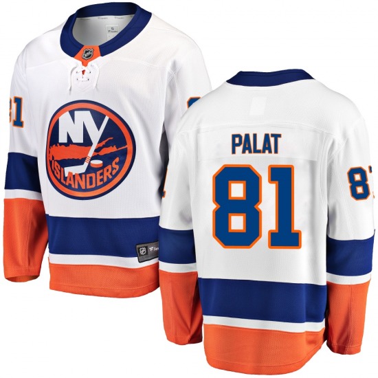 Youth Breakaway New York Islanders Ondrej Palat White Away Official Fanatics Branded Jersey