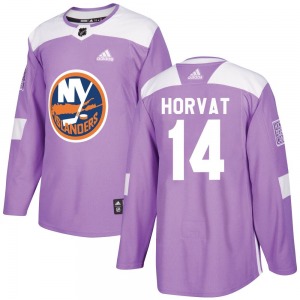 Adult Authentic New York Islanders Bo Horvat Purple Fights Cancer Practice Official Adidas Jersey