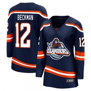 Women's Breakaway New York Islanders Adam Beckman Navy Special Edition 2.0 Official Fanatics Branded Jersey
