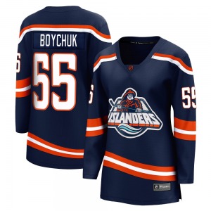 Women's Breakaway New York Islanders Johnny Boychuk Navy Special Edition 2.0 Official Fanatics Branded Jersey