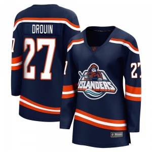 Women's Breakaway New York Islanders Jonathan Drouin Navy Special Edition 2.0 Official Fanatics Branded Jersey