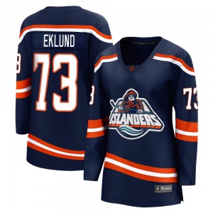 Women's Breakaway New York Islanders Victor Eklund Navy Special Edition 2.0 Official Fanatics Branded Jersey