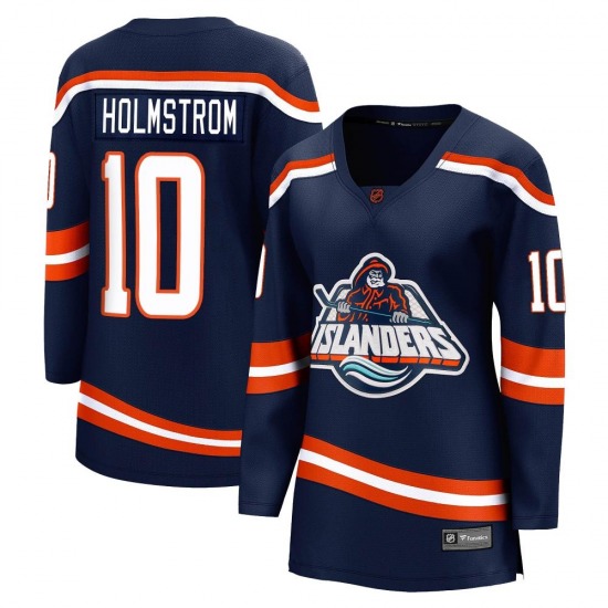 Women's Breakaway New York Islanders Simon Holmstrom Navy Special Edition 2.0 Official Fanatics Branded Jersey
