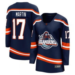 Women's Breakaway New York Islanders Matt Martin Navy Special Edition 2.0 Official Fanatics Branded Jersey