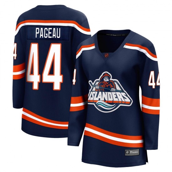 Women's Breakaway New York Islanders Jean-Gabriel Pageau Navy Special Edition 2.0 Official Fanatics Branded Jersey