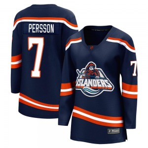 Women's Breakaway New York Islanders Stefan Persson Navy Special Edition 2.0 Official Fanatics Branded Jersey