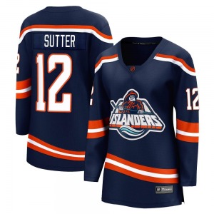 Women's Breakaway New York Islanders Duane Sutter Navy Special Edition 2.0 Official Fanatics Branded Jersey