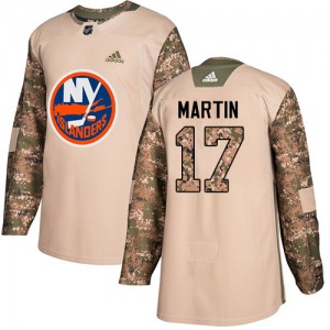 Youth Authentic New York Islanders Matt Martin Camo Veterans Day Practice Official Adidas Jersey